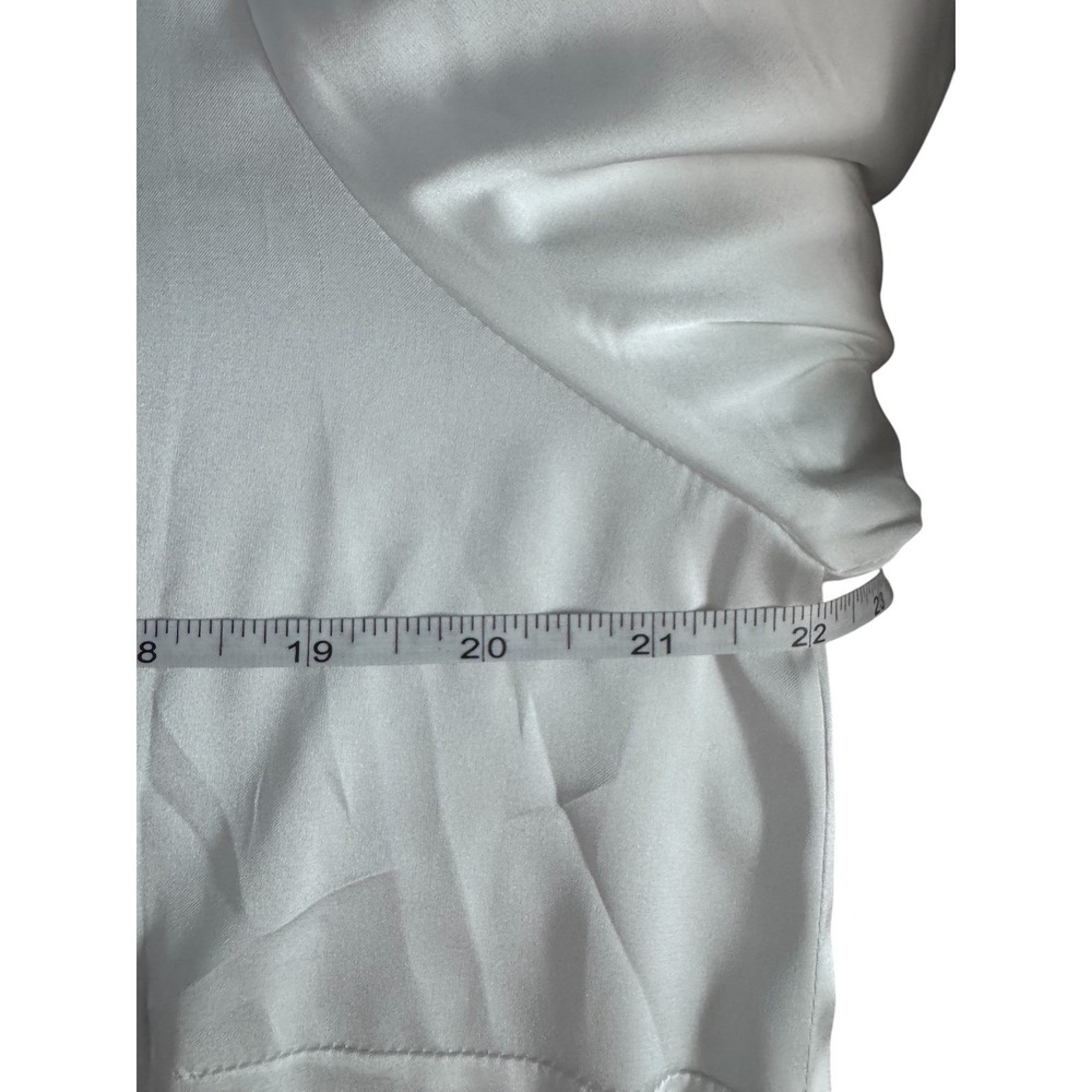 Generation Love‎ Arly Bow Blouse White Black Long Sleeve XL Top NWT (G) - Picture 9 of 11